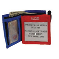 Nylon Bi-Fold Neck Wallet/ ID Holder